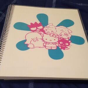 Hello Kitty Pink and Blue Spiral Notebook